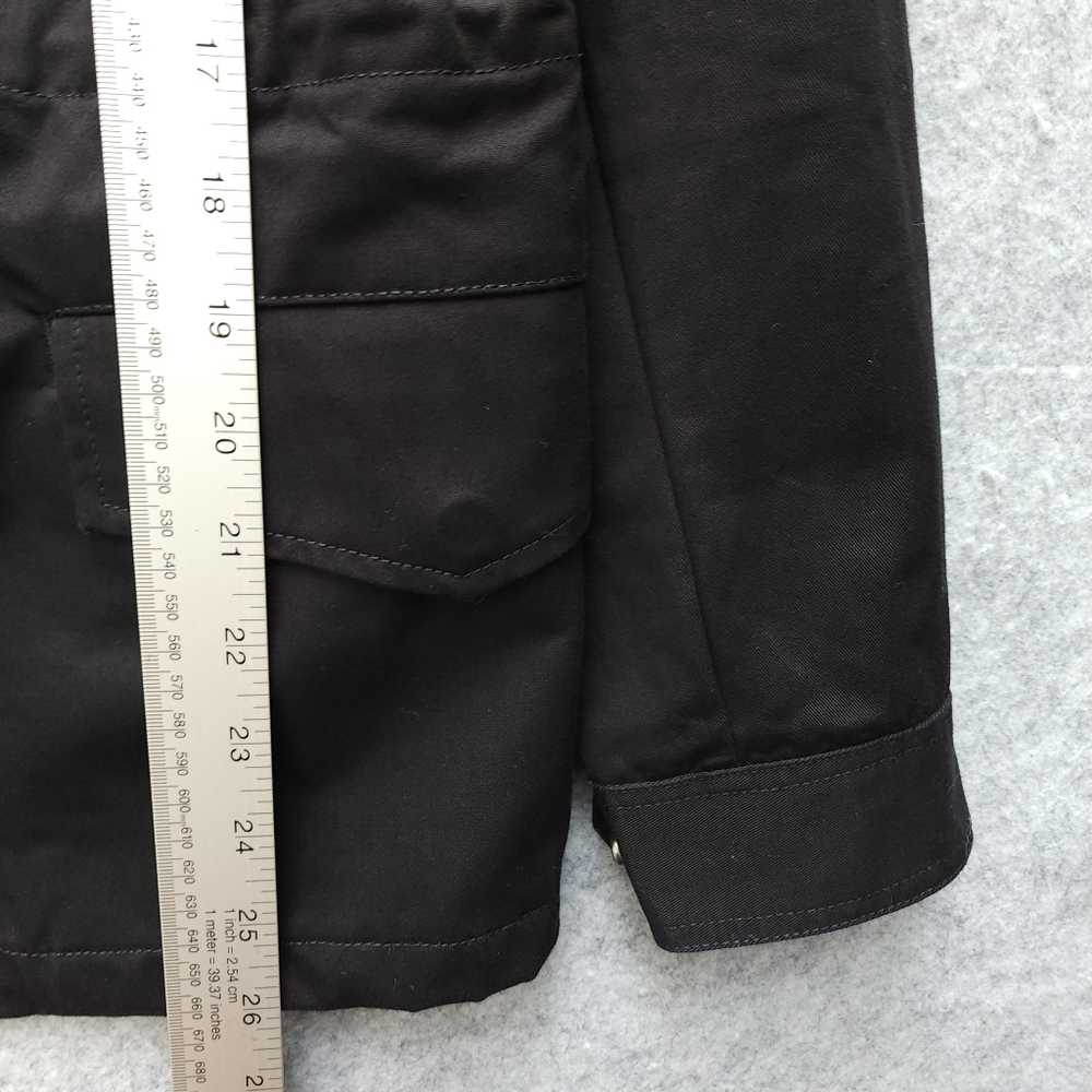 ZADIG & VOLTAIRE Kayak Skull Military Field Jacket In Black Gold Skull - Picture 11 of 13